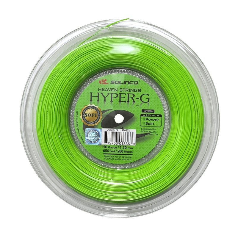 Solinco Hyper G SOFT 16 Tennis String Reel – 656′
