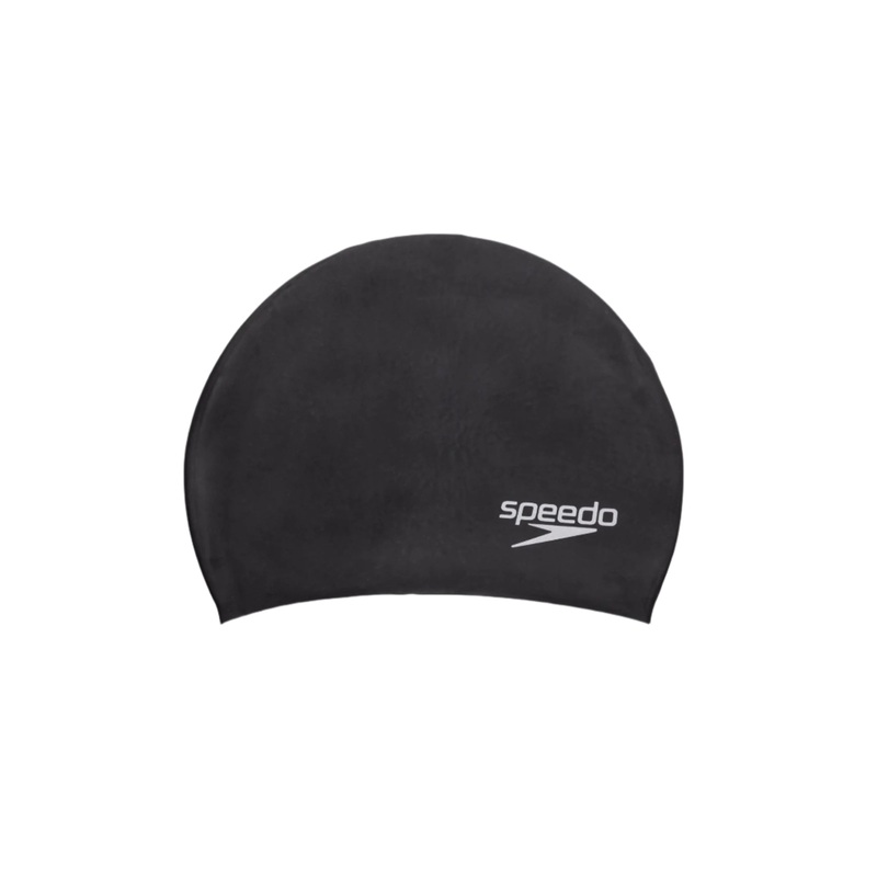 Speedo Silicone Long Hair Cap Black