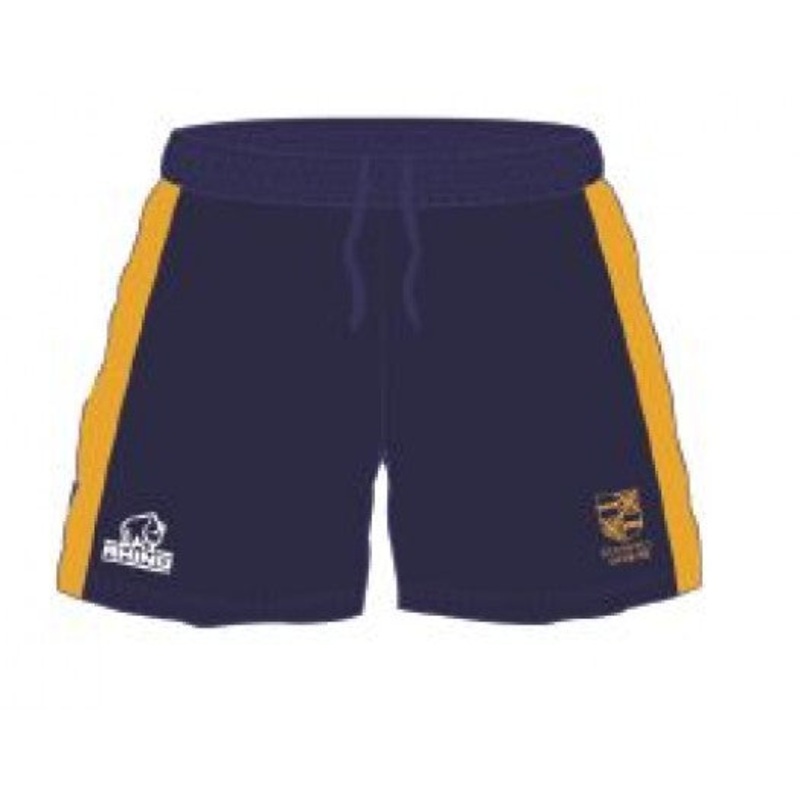 Stanwell Girls GCSE Shorts NAVY/AMBER 8 NAVY/AMBER