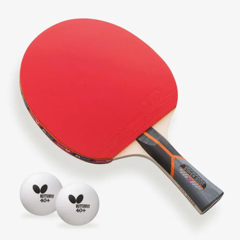 STAYER 3000 TABLE TENNIS RACKET BUTTERFLY | KIBI SPORTS