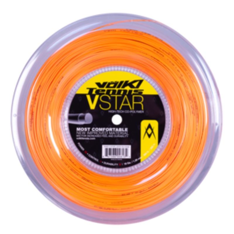 Volkl V-Star 18/1.20 Tennis String Reel (Fluo Orange)