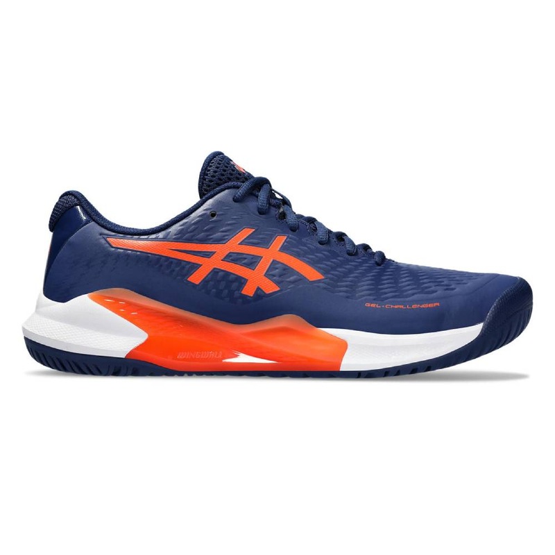 Asics Gel Challenger 14 Men’s Tennis Shoe (Blue/Orange)