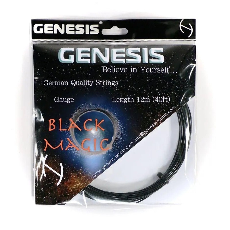 Genesis Black Magic 17 Tennis String Set – Black