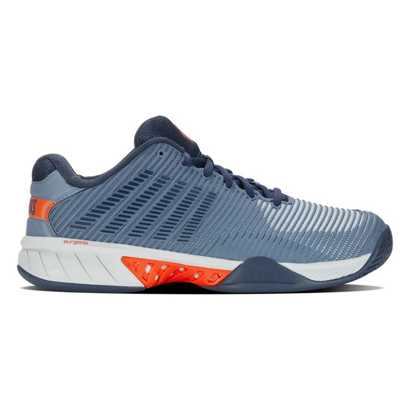 K-Swiss Hypercourt Express 2 Men’s Tennis Shoe (Blue/Orange)