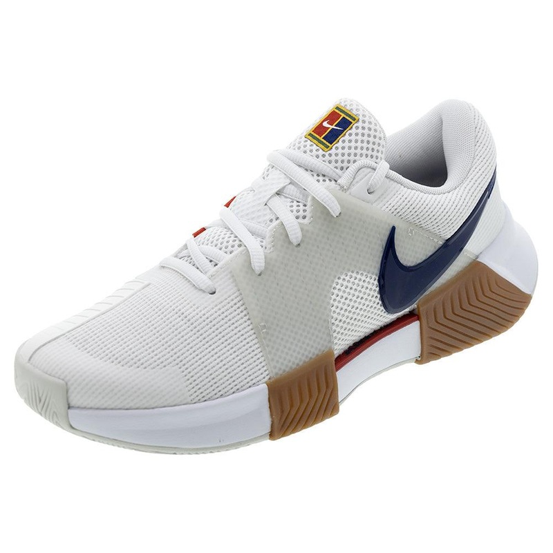 Men`s Zoom GP Challenge 1 Tennis Shoes Summit White and Binary Blue