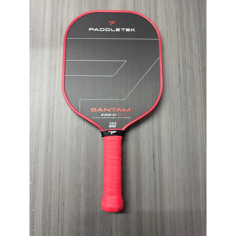 PADDLETEK BANTAM ESQ-C Pickleball Paddle 14.3 mm – USED – Red