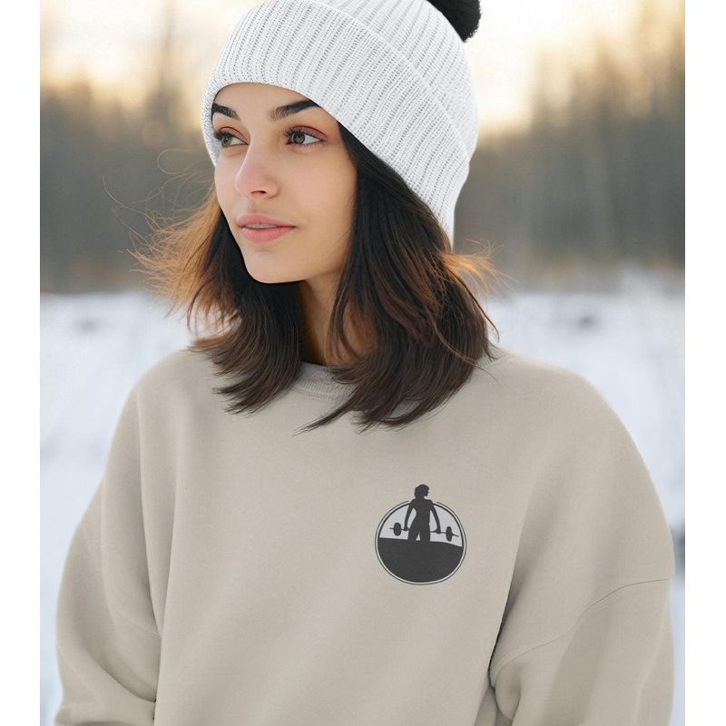 Women’s  Loose fit Sweatshirt (Offwhite) Wod Armour | Kibi Sports S
