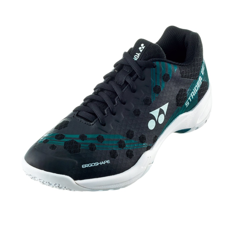 YONEX Power Cushion Strider Beat UNISEX Badminton Shoes – Black/White US(M) 4/ US(W) 5.5/ UK 2.5/ EU 35/ 22 CM