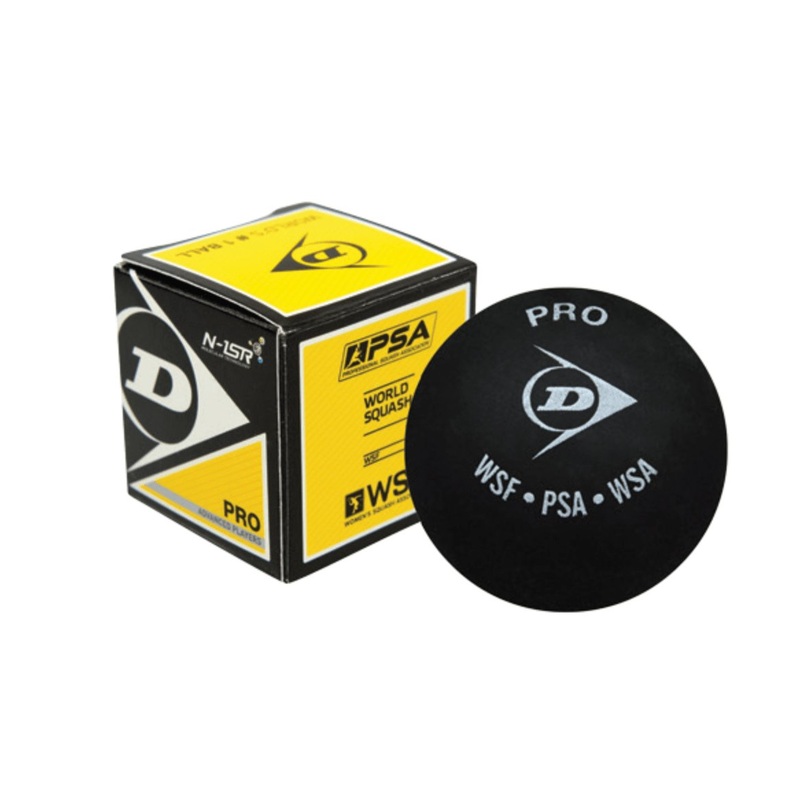 Dunlop Pro Squash Ball – Double Yellow Dot
