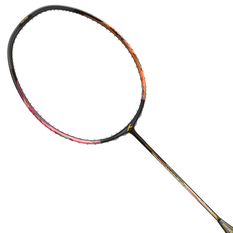 Hundred Flareon 700 Badminton Racket – Black/Orange Black/Orange/Pink 3U