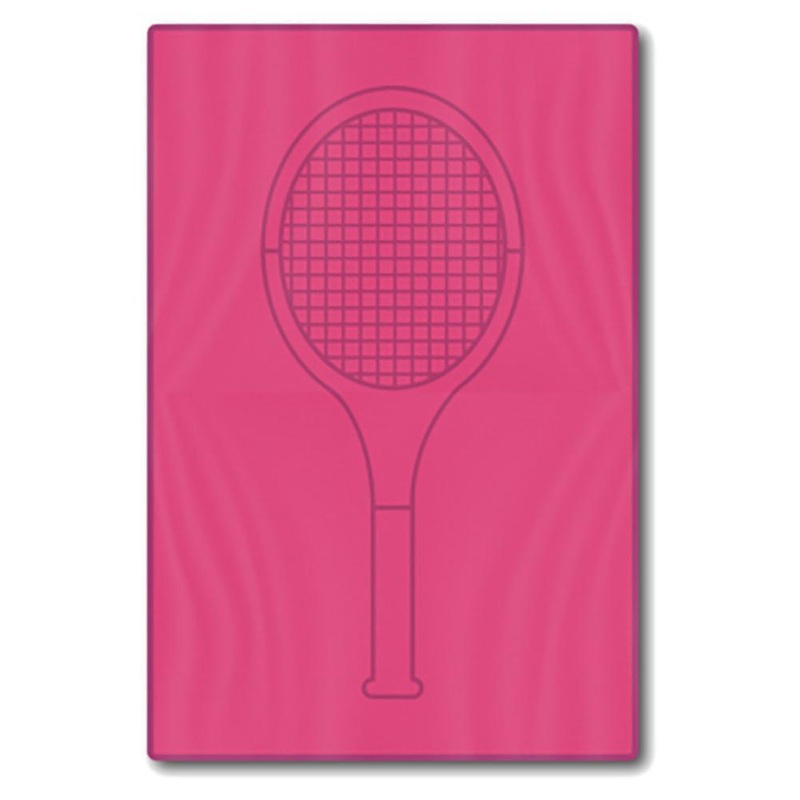 Pink Tennis Racquet Towel