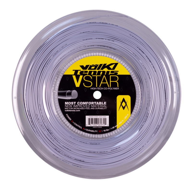Volkl V-Star 16 Tennis String Reel (White)