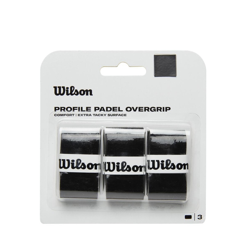 Wilson Profile Padel (WR8416601) Overgrip Black BLACK One Size