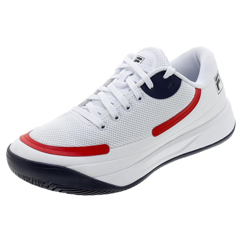 Women`s Quick Ace Tennis Shoes White and Navy