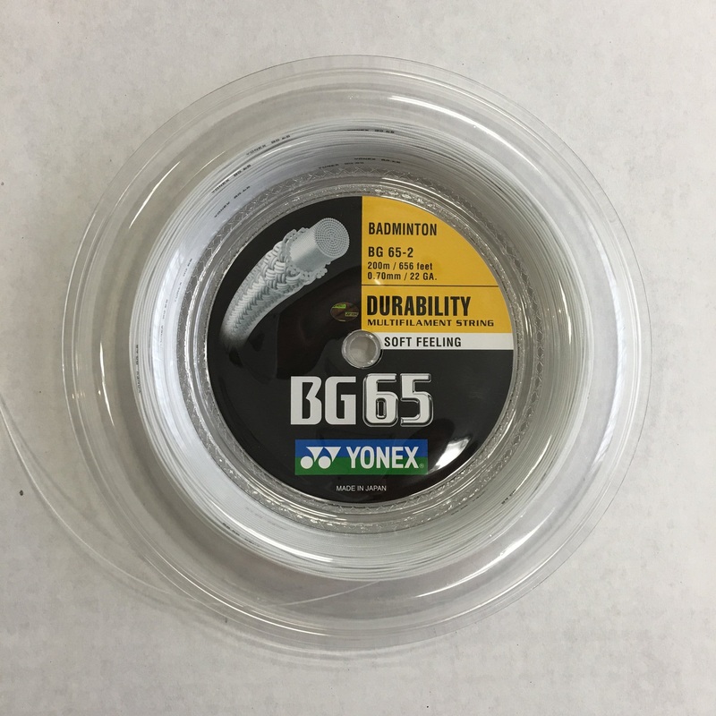 Yonex BG65 Badminton String Reel (660 ft)