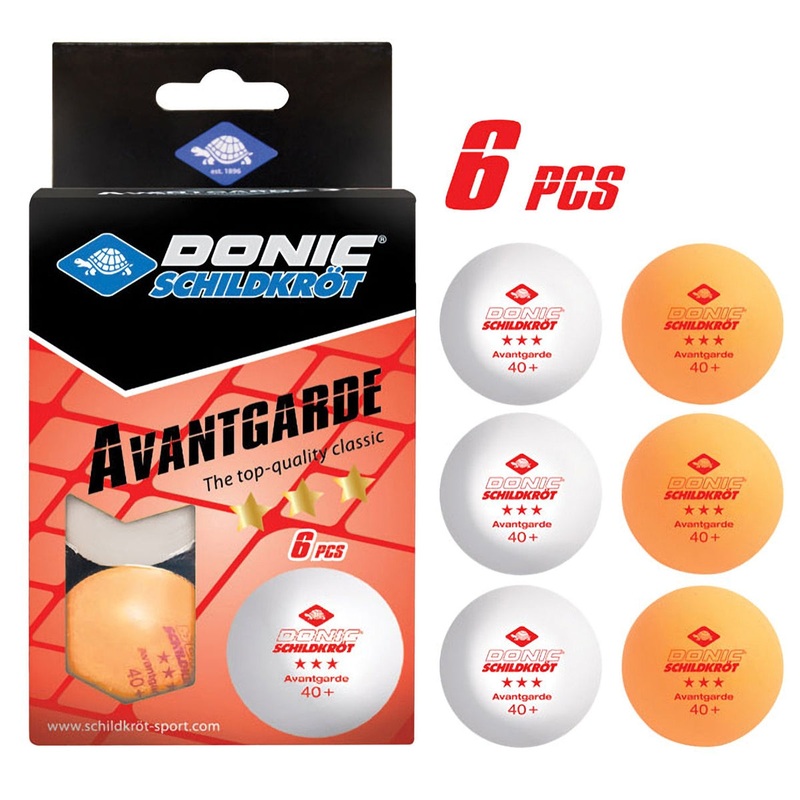 3-Star Avantgarde Poly 40+ Ball – 6 Pack M608533 WHITE/YELLOW O/S WHITE/YELLOW