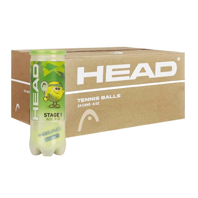 Cajon 72 Pelotas – 24 Botes de 3 uds – Head Stage 1 Verde