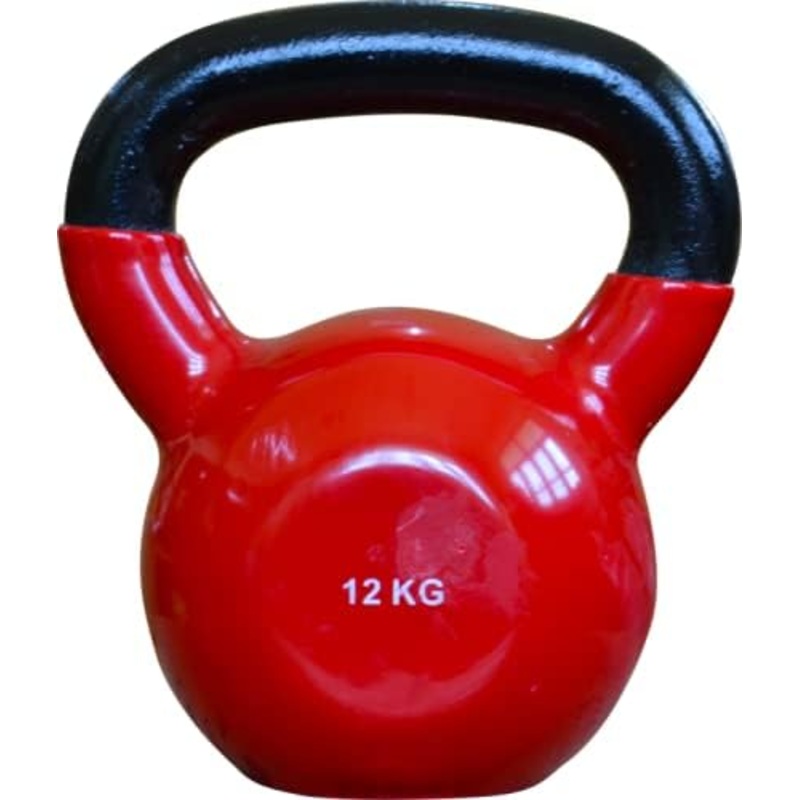 COUGAR 10kg & 12kg Vinyl Kettlebell | Kibi Sports 12 kg