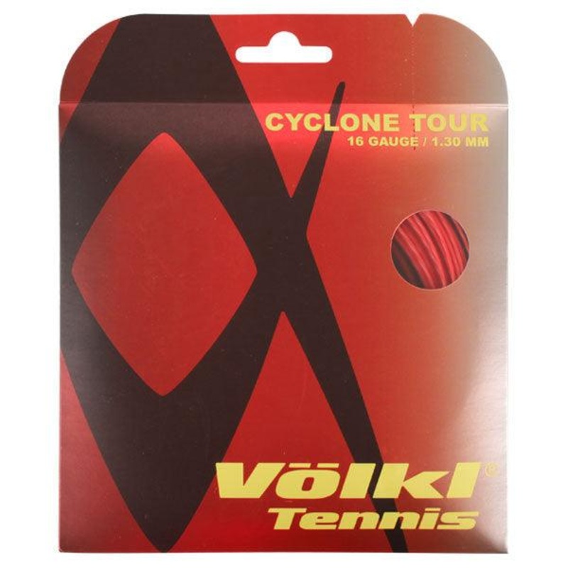 Cyclone Tour 16G/1.30MM Red Tennis String