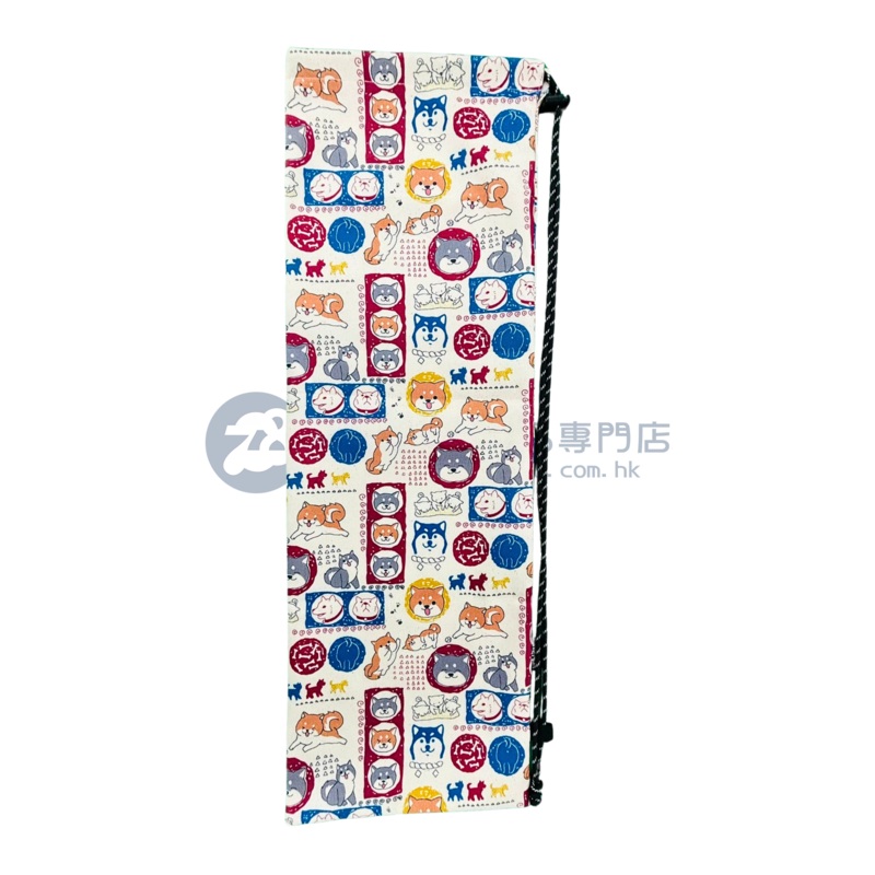 Handmade Water Resistant Racket Case (Japanese Shiba Parade 494) Japanese Shiba Parade 494