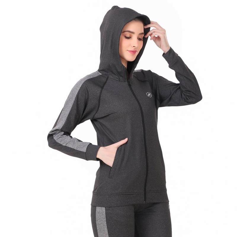 ReDesign Performance OT Brushed Upper | Women | KIBI Sports M Heather Black/Grey
