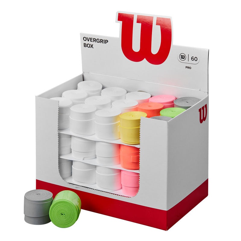 Wilson Pro Overgrip Tennis Grip Mix –  60 Pack