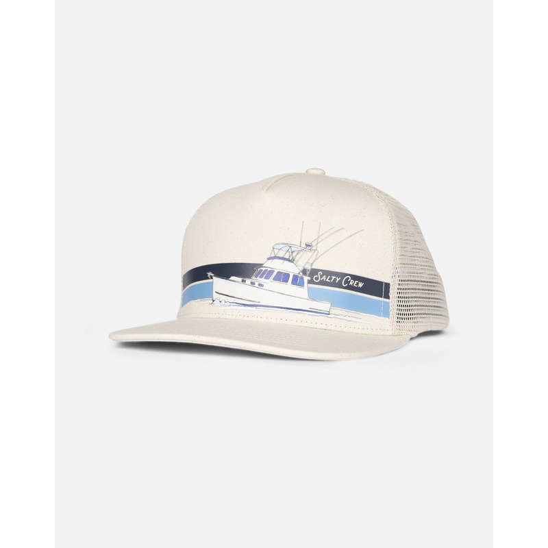 Salty Crew Waterline Schooner Trucker Hat Salt