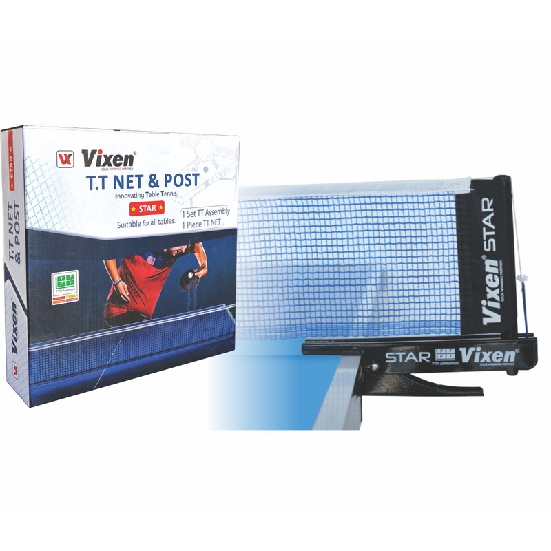 STAR TABLE TENNIS ASSEMBLY / POSTS  / NET VIXEN | KIBI SPORTS