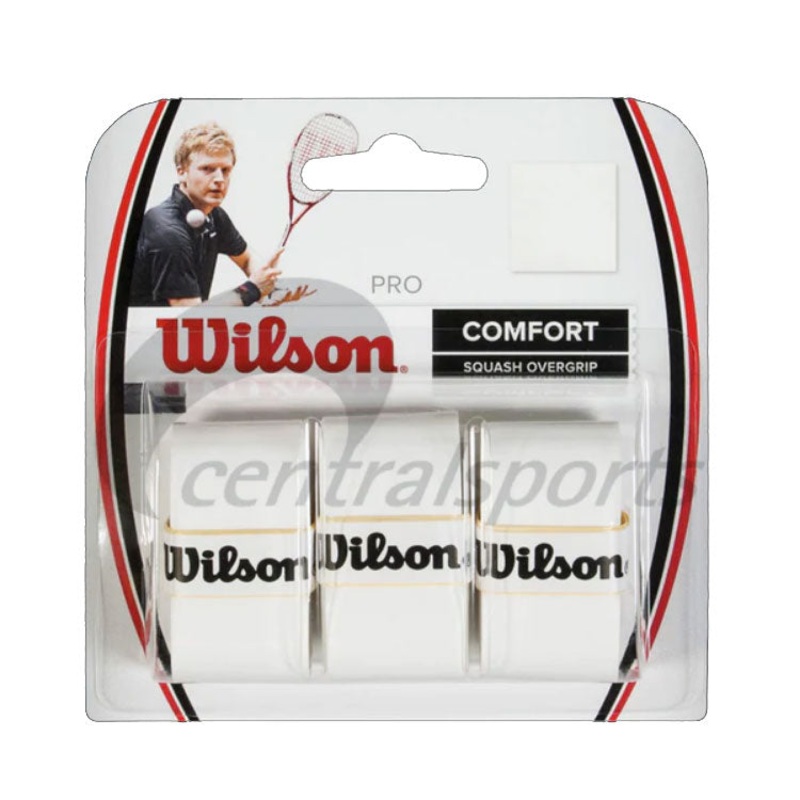 Wilson Comfort Pro Overgrip (3 Pieces) White 3 Pieces