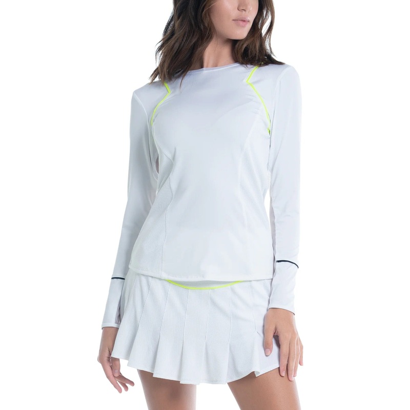 Women’s Lucky In Love Dynamic Long Sleeve Tennis Top Small