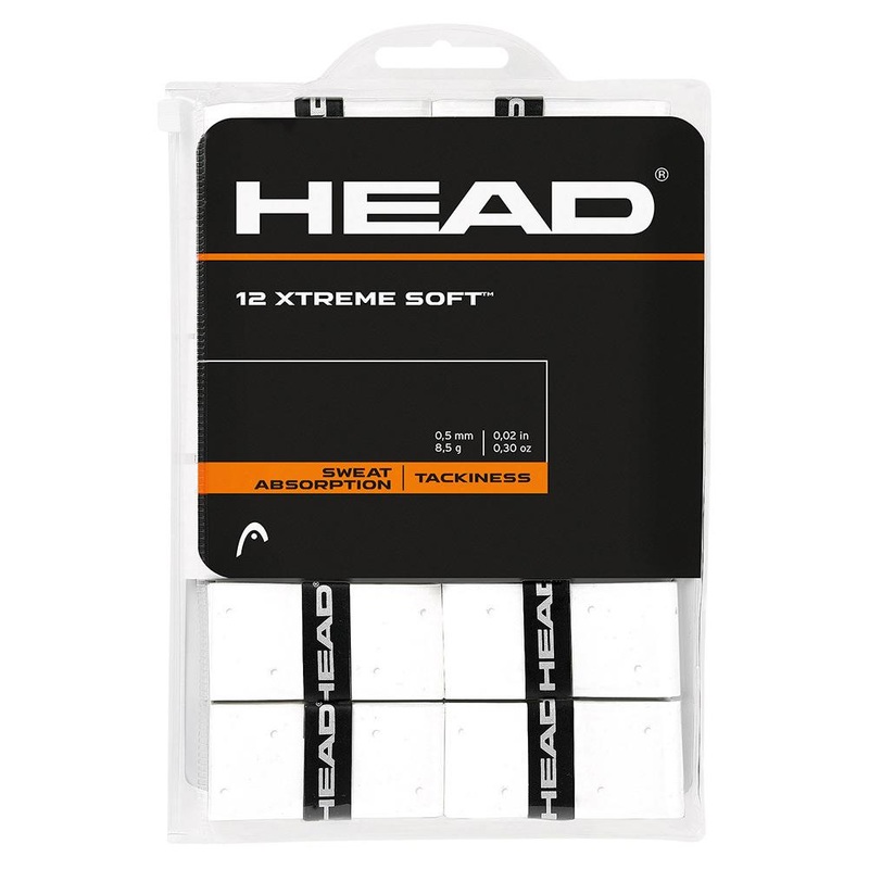12 Xtreme Soft Tennis Overgrip White