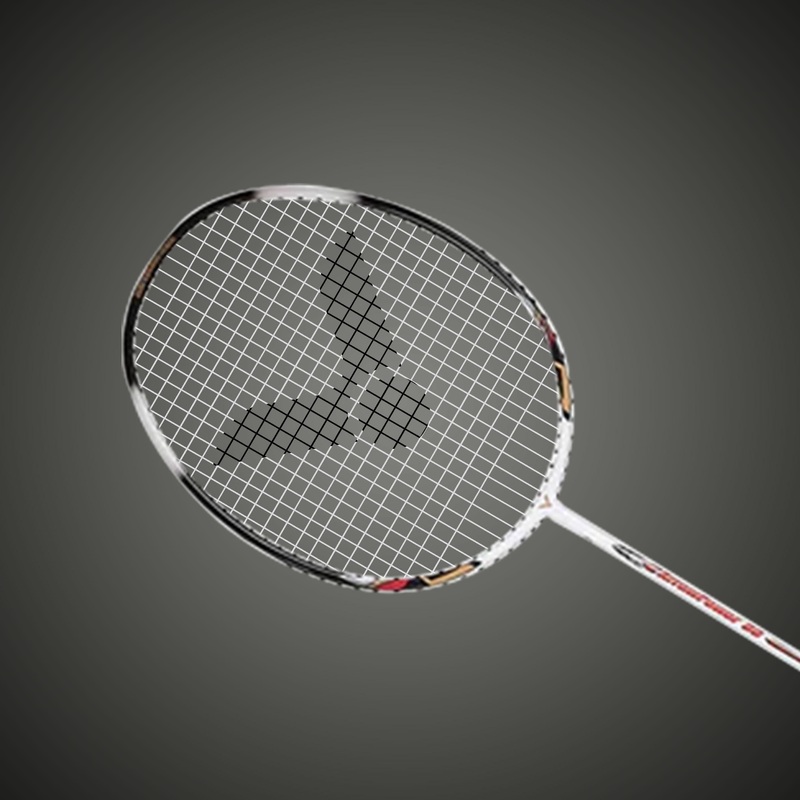 Arrow Power 80 Unstrung Badminton Racket (White+Black) Vector | Kibi Sports 3U