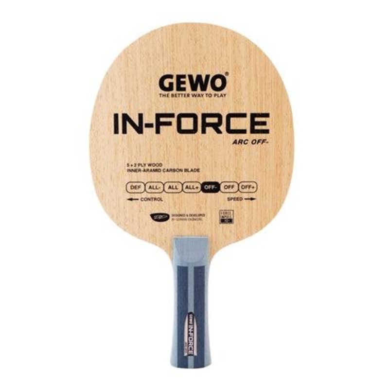 GEWO In Force Arc – Offensive Minus Table Tennis Blade