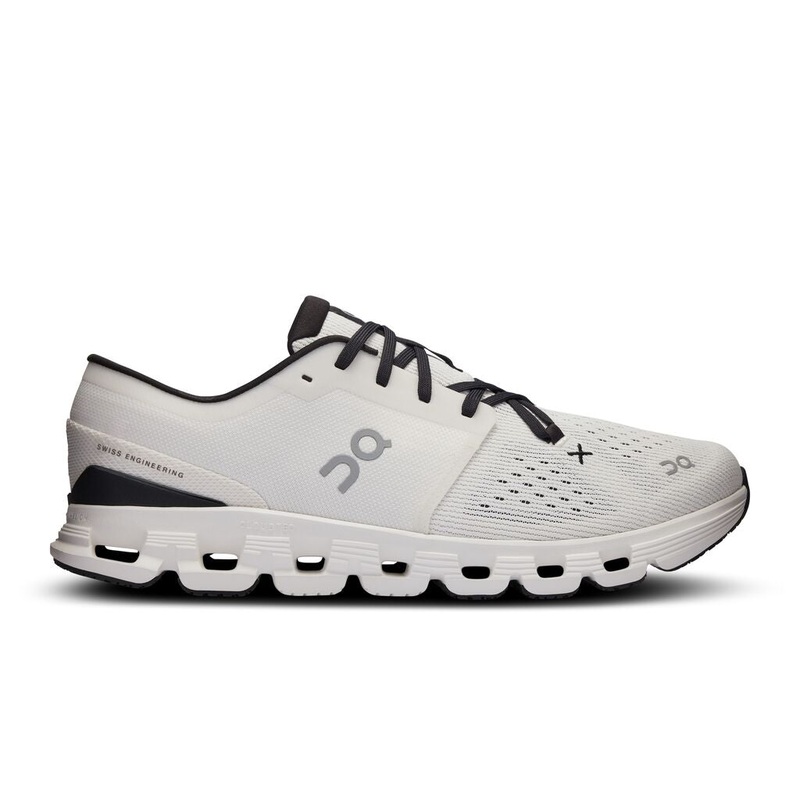 ON Cloud X 4 Running Shoe Mens (Ivory/Black) Ivory/Black UK 8.5