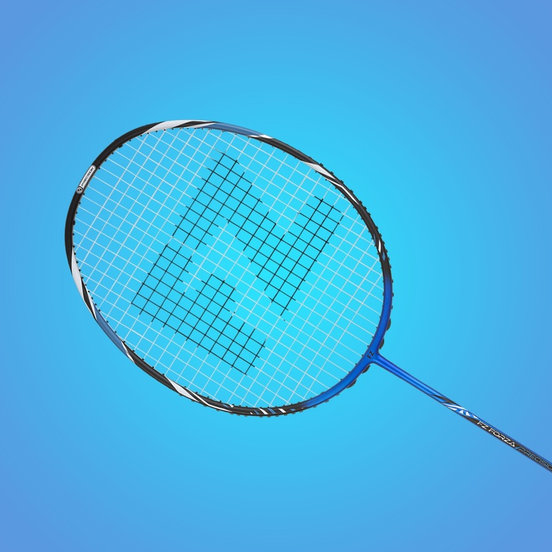 Precision X9 Unstrung Badminton Racket( French Blue) – 3U/G5 Fz Forza | Kibi Sports 3U