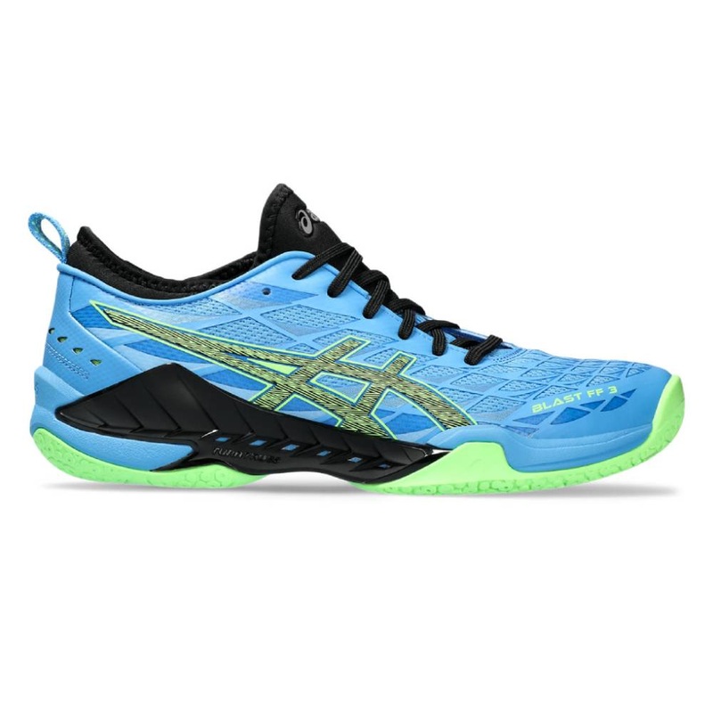 Asics Blast FF 3 Men’s Indoor Court Shoe (Waterscape/Lime Burst)