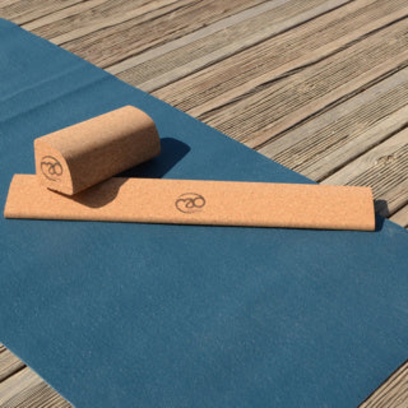 Yoga-Mad Cork Yoga Wedge Cork Brown One Size