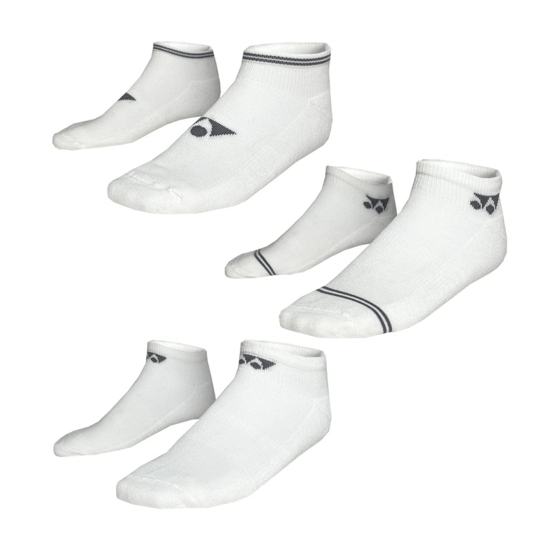 YONEX Sports Low Cut Socks (3 Pairs) 19218EX Assorted S (22cm-25cm)