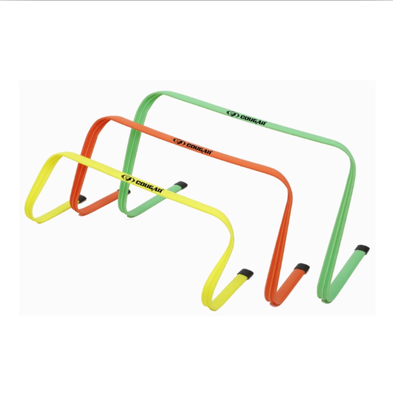 Cougar Flat Hurdle Pack Of 3  | Kibi Sports Yellow 3 Pcs