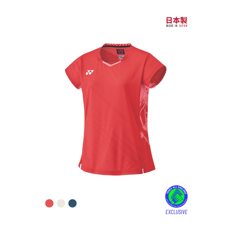 Yonex Women’s Crew Neck Shirt 20858YX Tango Red Tango Red XS
