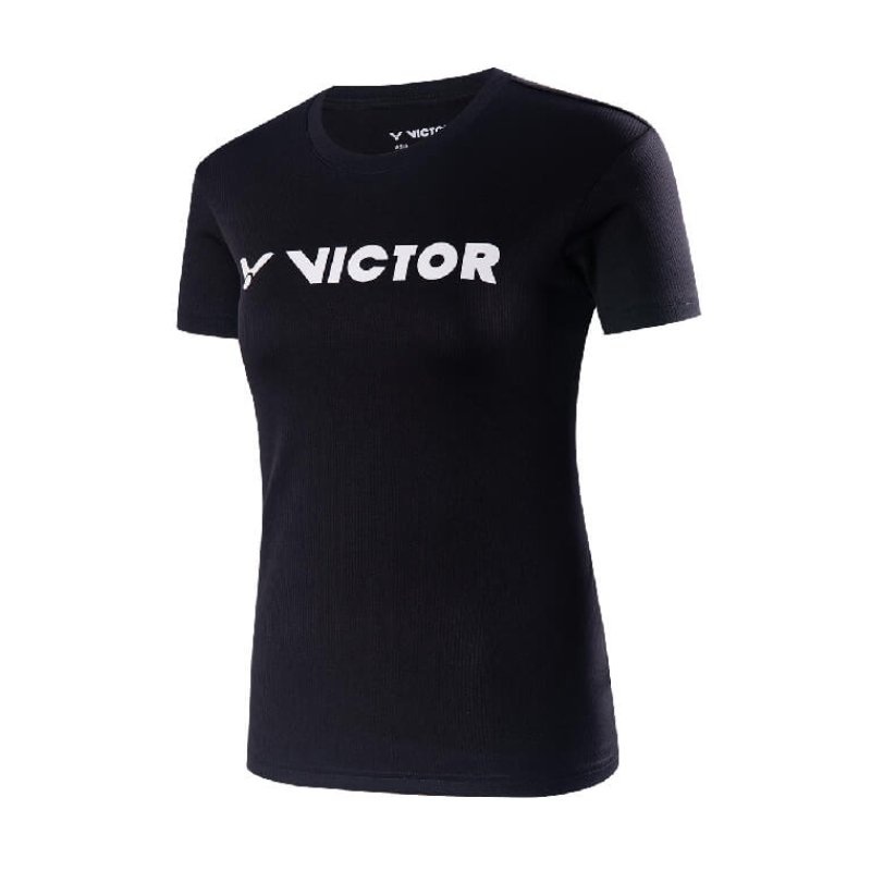 (CLEARANCE) VICTOR Women’s Sports T-Shirt T-41050 C Black S