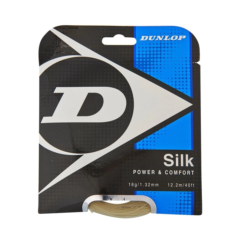 Dunlop Silk 16 Tennis String Set – Natural Color