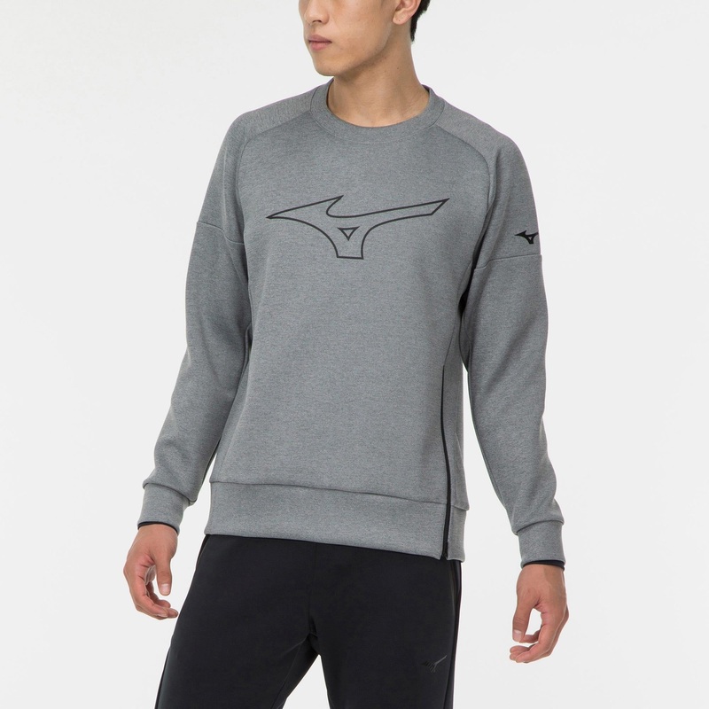 Mizuno Stretch Sweat Crew [Unisex] 06:Grey XS