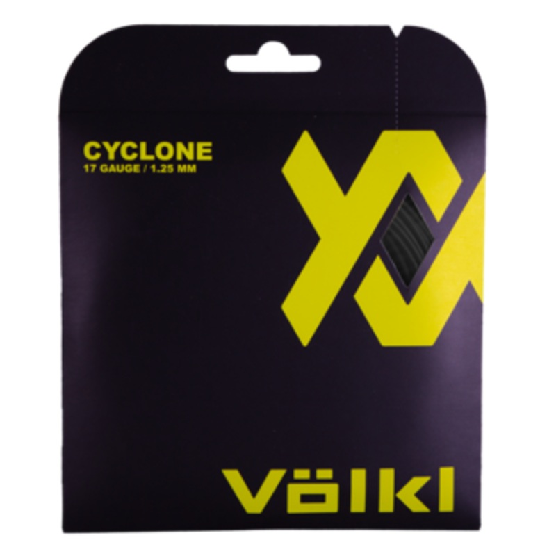 Volkl Cyclone 17/1.25 Tennis String (Black)