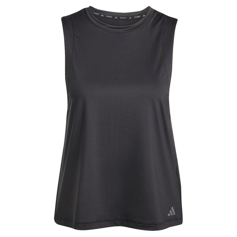 Women`s Yoga Cropped Essentials Training Tank Black
