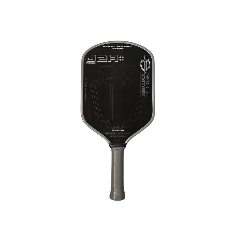 J2H+ Paddle – Sword & Shield – By Honolulu Pickleball (Free Paddle Cover)