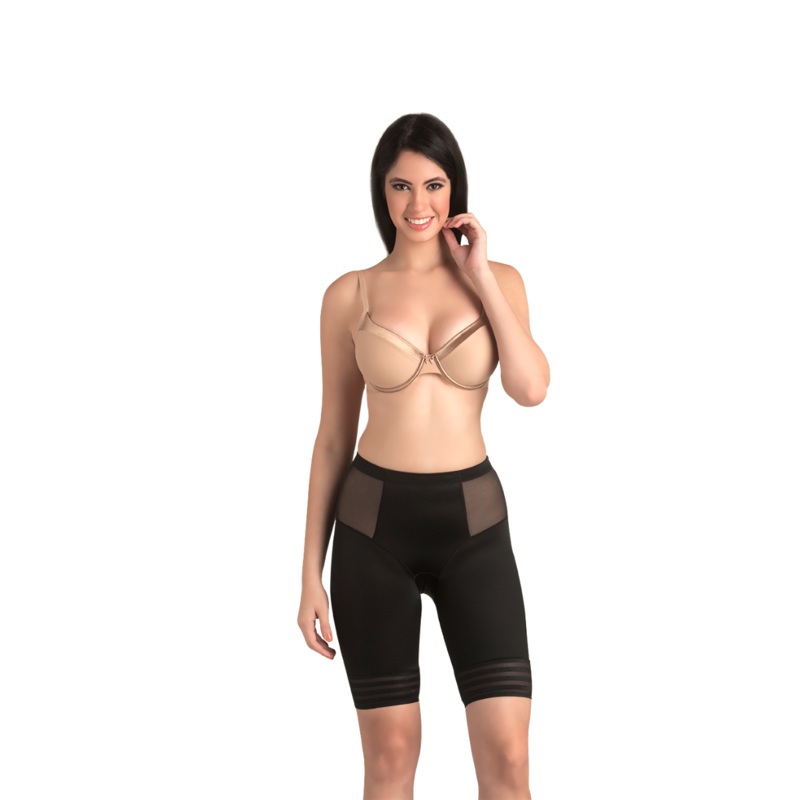 Omtex Jade Low Waist and Short Thigh Shaper | Black | KIBI Sports M