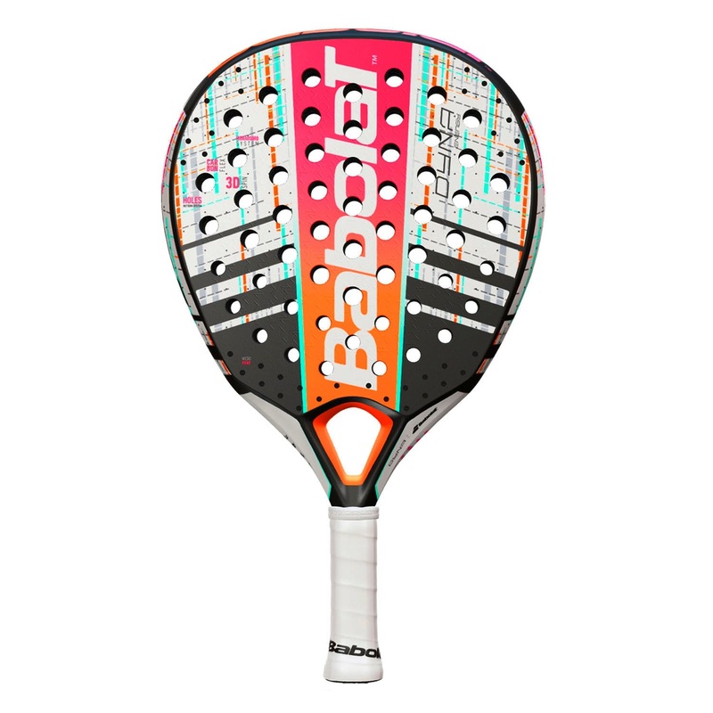 Babolat DYNA ENERGY Padel Racket – White/Orange White/Orange S2