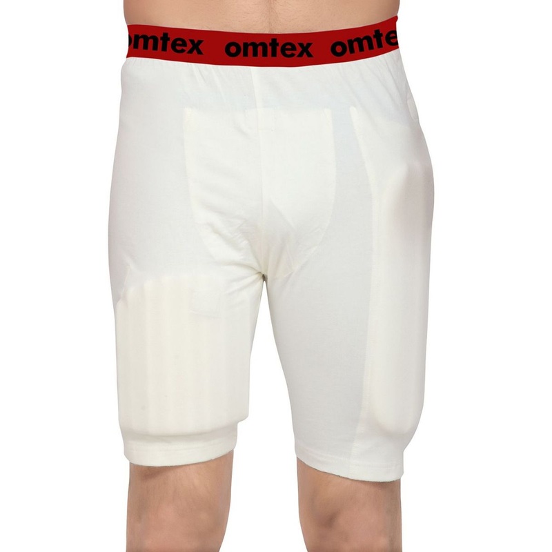 Omtex Cricket Batting shorts with inner pads (Right handed Batsman) | KIBI SPORTS S