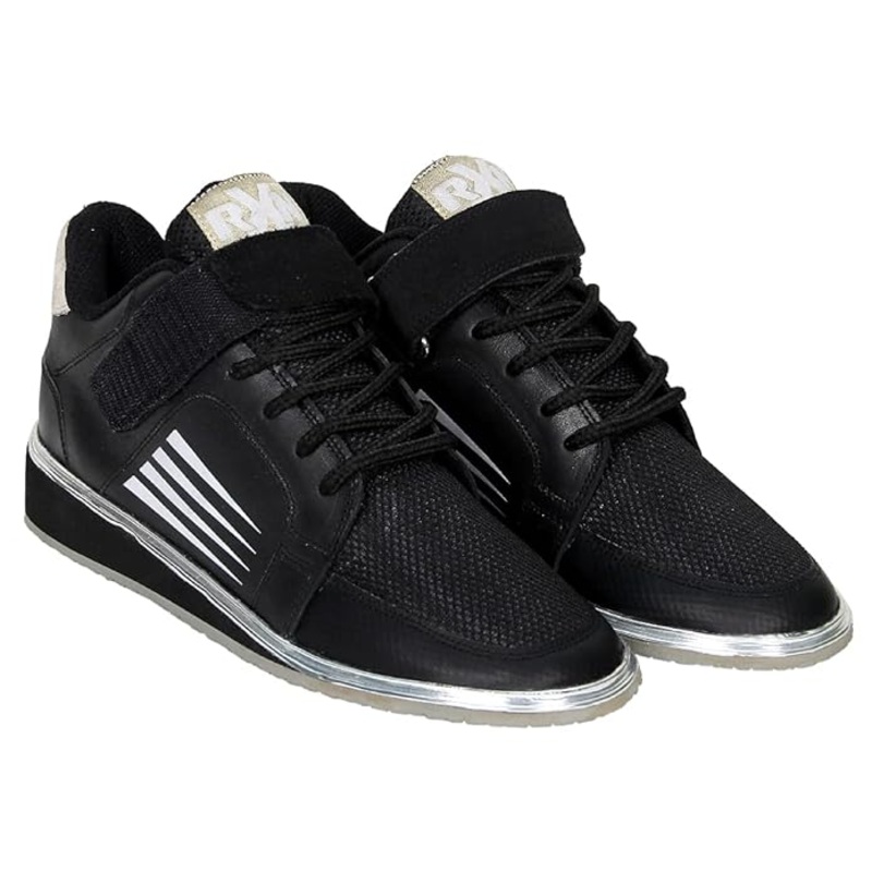 RXN CRUSHER Weightlifting Shoes for Mens | Kibi Sports Black 4